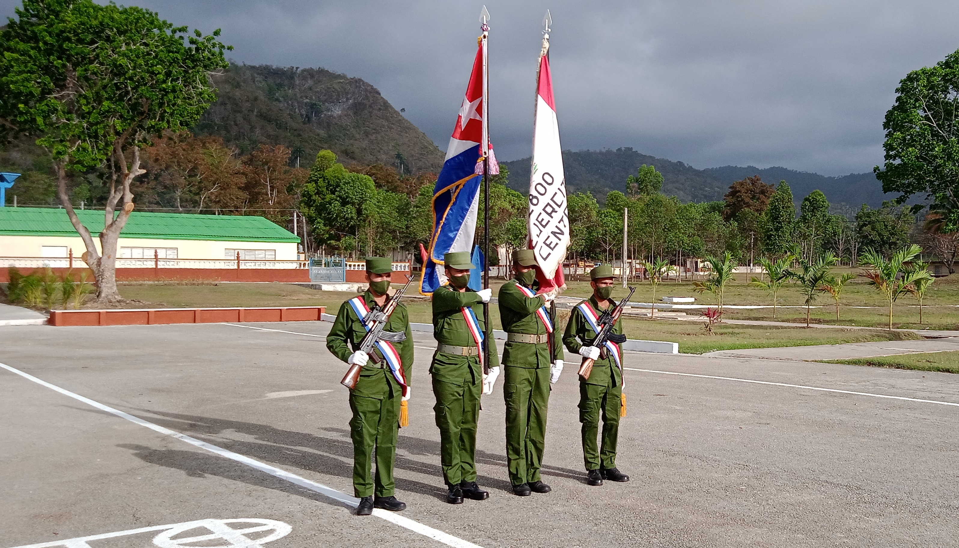 Celebran en territorio espirituano aniversario 61 del Ejército central. Foto: Radio Rebelde