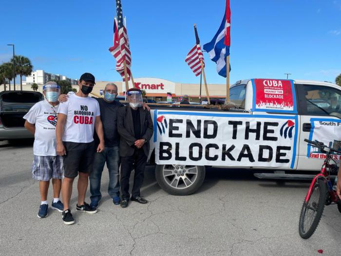 Caravanas por Cuba y contra el bloqueo en varias ciudades de Estados Unidos y Canadá Foto: Tomada de Twitter