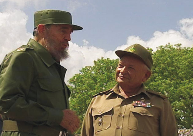 Fidel Castro Ruz y Guillermo García Frías