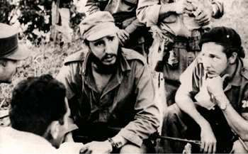 En el Escandel, Fidel y Raúl  conminan a los militares a rendir la plaza de Santiago de Cuba