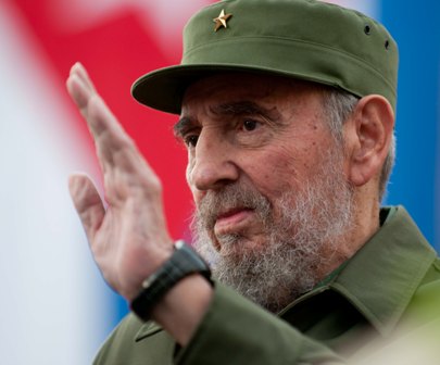 Fidel en el aniversario 50 de los CDR. Foto: Ismael Francisco