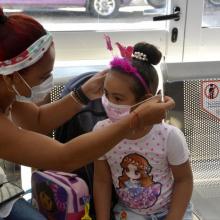 Yeney Domínguez Pentón es la madre de Jade Nathalys, una de las participantes en la secuencia dos de la Fase I del ensayo clínico pediátrico. Foto: Juvenal Balán