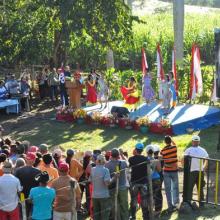 Conmemoraron en Cinco Palmas 61 años del reencuentro de Fidel y Raúl. Foto: Rafael Martínez
