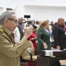 El Líder de la Revolución Cubana, General de Ejército Raúl Castro Ruz, estuvo presente en todas las jornadas de este Primer Periodo de Sesiones. Foto: Estudios Revolución