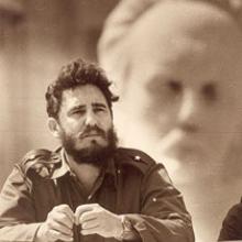 Fidel Castro en la Plaza de la Revolución