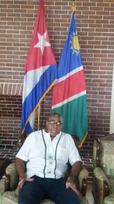 In den Augen des namibischen Botschafters in Kuba, Samuel Hendrik Goagoseb, sind die Kubaner Brüder des Volkes von Namibia Photo: Juventud Rebelde