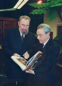 Eusebio Leal shared a close relationship, over many years, with the historic leader of the Cuban Revolution, Fidel Castro Ruz. Photo: Granma Archives