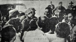 El Comandante en Jefe visitó el 14 de julio de 1971 las canteras de Palo Seco en el municipio de Guáimaro, donde chequeó los suministros de piedras para el mantenimiento y reparación de las vías del sistema ferroviario cubano.