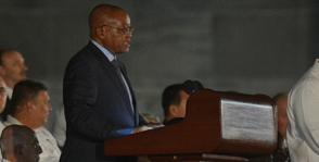Jacob Zuma, presidente de la República de Sudáfrica