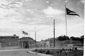 Antigua imagen de la Base Naval de Guantánamo