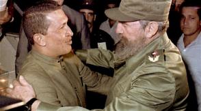 Hugo Chávez y Fidel Castro, la noche de su primer encuentro en La Habana, el 13 de diciembre de 1994. Hugo Chávez y Fidel Castro, la noche de su primer encuentro en La Habana, el 13 de diciembre de 1994.