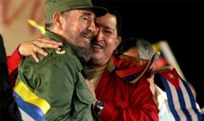 Chávez y Fidel. Foto: Archivo Chávez y Fidel. Foto: Archivo