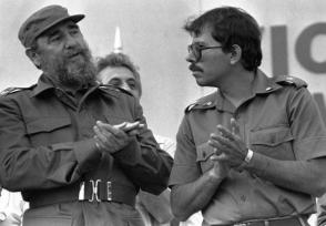 Fidel Castro y Daniel Ortega