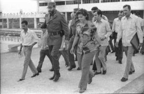 Fidel en la inauguración de la Escuela Vocacional Máximo Gómez, en Camagüey