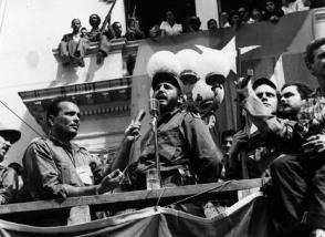 Fidel durante su discurso en Santa Clara. Fidel durante su discurso en Santa Clara.