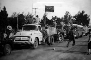 Paso de la Caravana de la Libertad por Ciego de Ávila