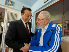 Fidel Castro recibe a Li Keqiang Primer Ministro de China