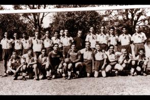 Fidel Castro Ruz. Colegio de Belén del equipo de fútbol, 1943