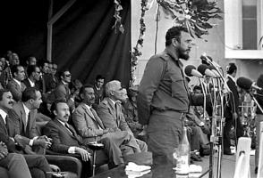 Fidel Castro en Argelia, 9 de mayo de 1972