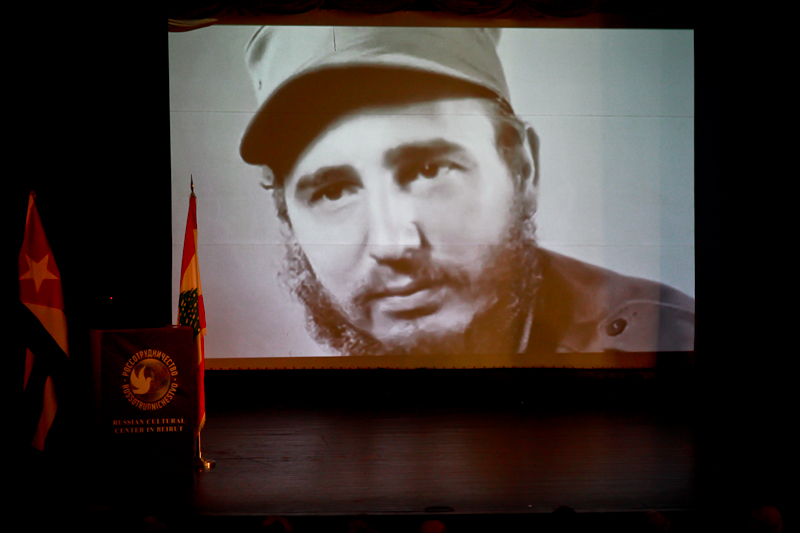 Homenaje a Fidel Castro en el Líbano